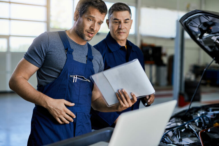 Auto Mechanic and Car owner